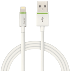 Kabel Leitz Complete ze złączem Lightning na USB, 2m - biały