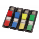 Zakładki indeksujące 3M Post-it (683-4) PP, 12x43mm, 4x35k - mix kolorów