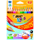 Kredki ołówkowe Bic Kids Evolution Triangle - 12 kolorów