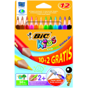 Kredki ołówkowe Bic Kids Evolution Triangle - 12 kolorów