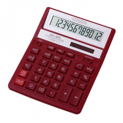 Kalkulator Citizen SDC-888XRD - czerwony