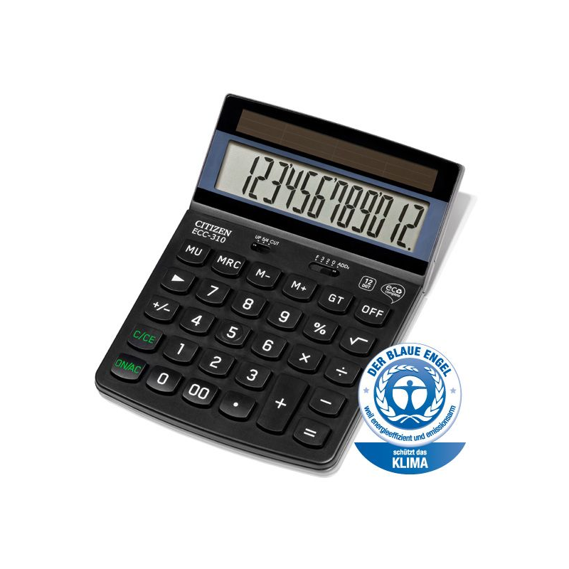 kalkulator biurowy eco Citizen ECC-110 czarny