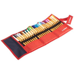 Cienkopis Stabilo Point 88 - 25 kolorów w etui rollerset