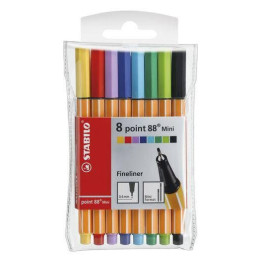 Cienkopis Stabilo Point 88 Mini - 8 kolorów w etui