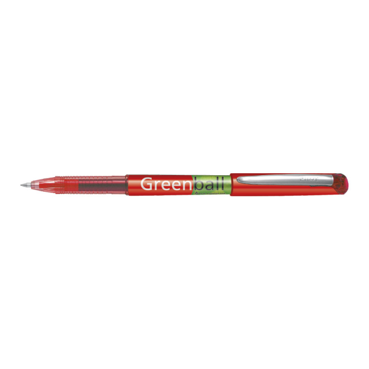 Pióro kulkowe Pilot Begreen - Greenball Ink Writing - czerwone