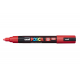 Marker z tuszem pigmentowym Uni POSCA PC-5M - czerwony
