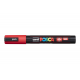 Marker z tuszem pigmentowym Uni POSCA PC-5M - czerwony