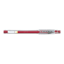 Długopis żelowy Pilot G-TEC-C 4 Hi-Tecpoint - czerwony