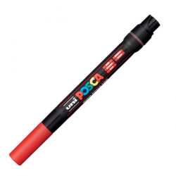 Marker z farbą plakatową Uni POSCA PCF-350 - czerwony