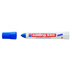 Marker Edding 950 przemysłowy w paście - niebieski