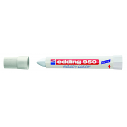 Marker Edding 950 przemysłowy w paście - biały