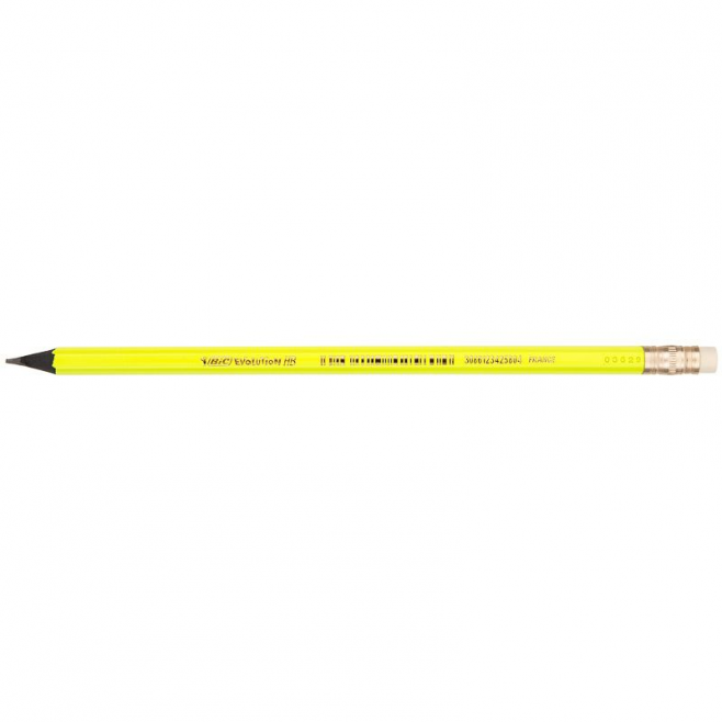Ołówek Bic Evolution Fluo z gumką
