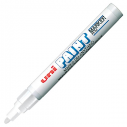 Marker olejowy Uni PAINT PX-20 - biały