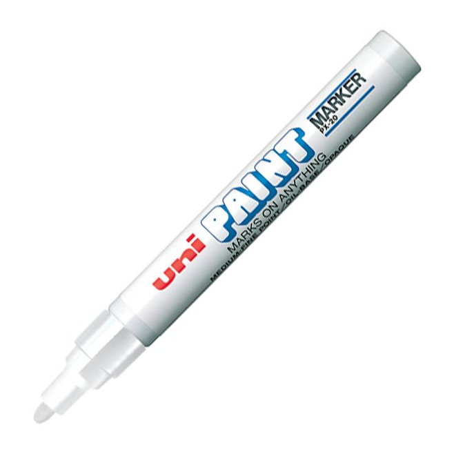 Marker olejowy Uni PAINT PX-20 - biały