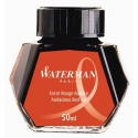 Atrament do piór Waterman w butelce - kolor czerwony 50 ml