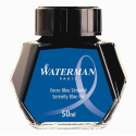 Atrament do piór Waterman w butelce - kolor niebieski 50 ml