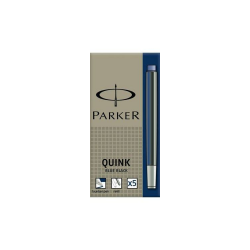 Naboje Parker Quink długie (5 szt.) - kolor granatowy