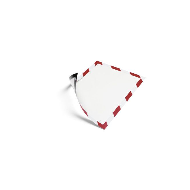 Ramka magnetyczna  Duraframe Magnetic Security A4 - czerwono-biała / 5 szt.