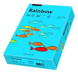 Papier kolorowy Rainbow A4 160g/250ark., nr 88 - niebieski ciemny