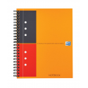 Kołonotatnik Oxford Notebook z tagami B5 w linie - pomarańczowy
