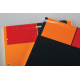 Blok notatnikowy Oxford International Notepad A4+ w linie - pomarańczowy