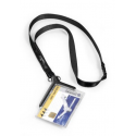 Etui do kart identyfikacyjnych Card Holder De Luxe - szare / 10 szt.