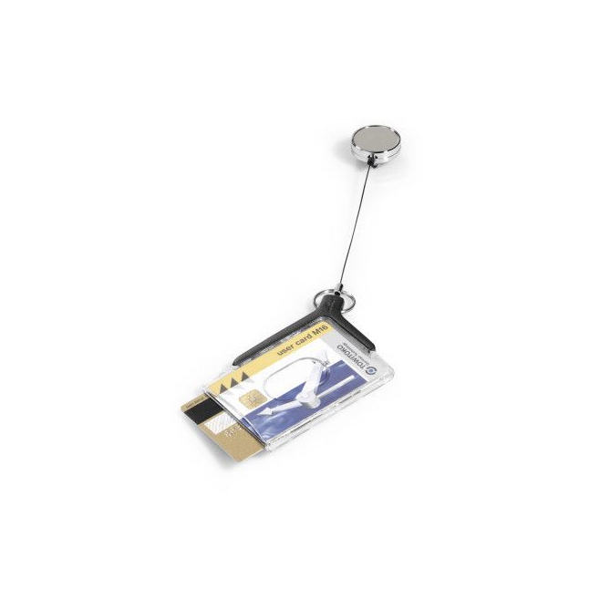 Etui do kart identyfikacyjnych Card Holder De Luxe Pro Duo - szare / 10 szt.