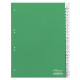 Przekładki A4 Durable alfabetyczne A-Z - zielone / 1 kpl.