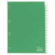 Przekładki A4 Durable alfabetyczne A-Z / 20 części - zielone  / 1 kpl.