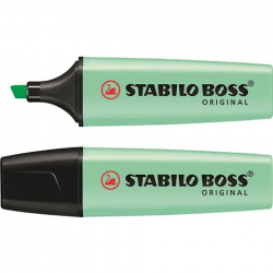 Zakreślacz Stabilo BOSS - pastelowy zielony