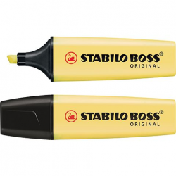 Zakreślacz Stabilo BOSS - pastelowy żółty