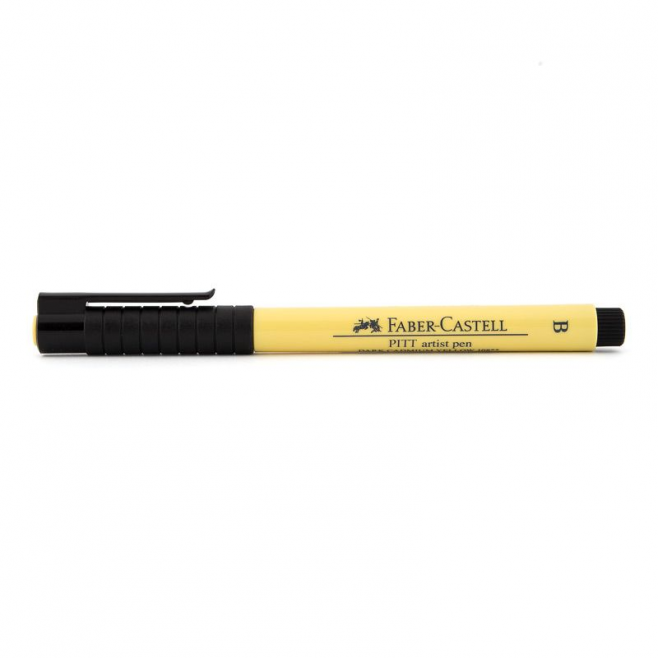 Pisak artystyczny Faber-Castell - PITT ARTIST PEN B - 108 - dark cadmium yellow /ciemna kadmowa żółć/