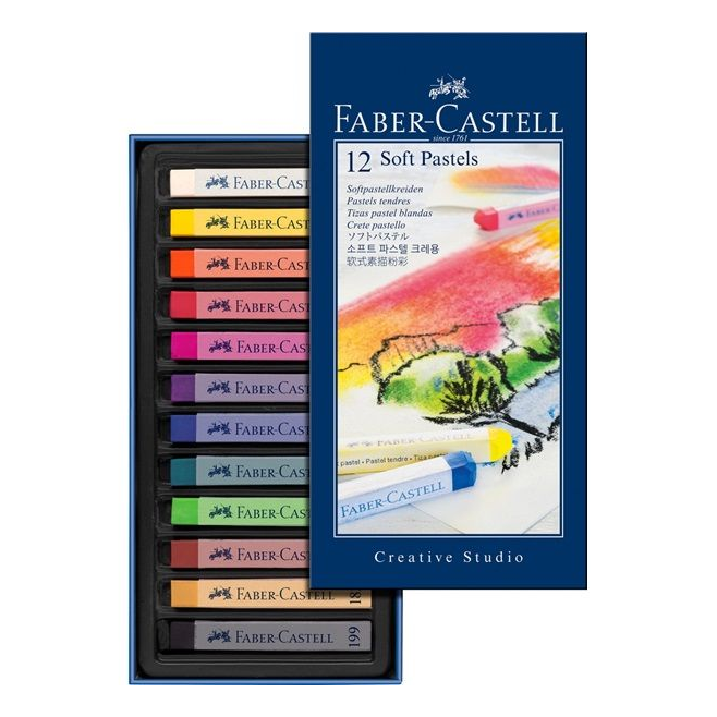 Pastele miękkie Faber-Castell STUDIO QUALITY - 12 kolorów