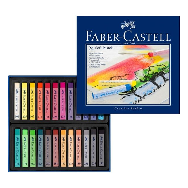 Pastele miękkie Faber-Castell STUDIO QUALITY - 24 kolory