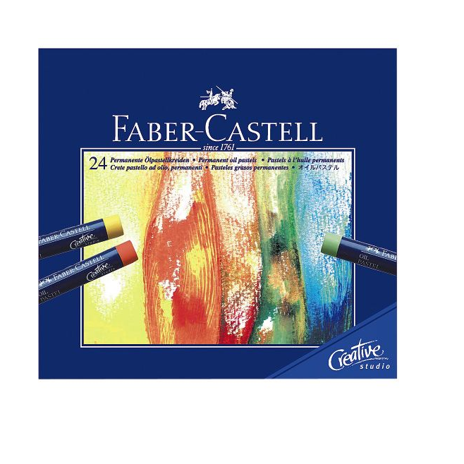 Pastele olejne Faber-Castell CREATIVE STUDIO QUALITY - 24 kolory