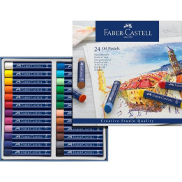 Pastele olejne Faber-Castell CREATIVE STUDIO QUALITY - 24 kolory