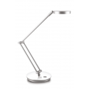Lampka biurkowa Cep CLED-400 ze ściemniaczem - srebrno-biała