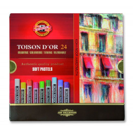 Kredki Koh-I-Noor pastele suche TOISON D'OR  - 24 kolory