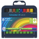 Cienkopis SCHNEIDER Link-It - stojak 8 kolorów