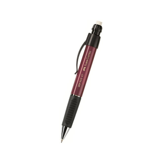 Ołówek automatyczny Grip Plus 1307 czerwony metalik Faber-Castell