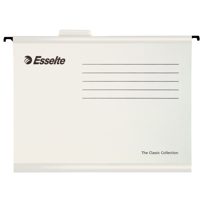 Teczka zawieszana Esselte Classic A4 - biała