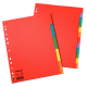 Przekładki kartonowe Esselte bez karty opisowej A4 kolorowe  - 5 kart