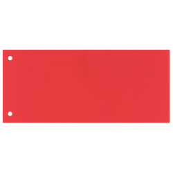 Przekładki kartonowe Esselte 1/3 A4 Maxi - czerwone