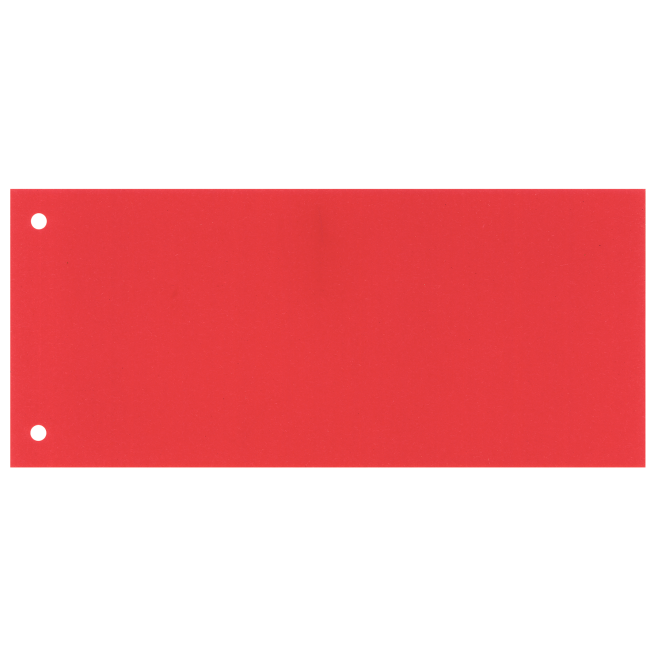 Przekładki kartonowe Esselte 1/3 A4 Maxi - czerwone