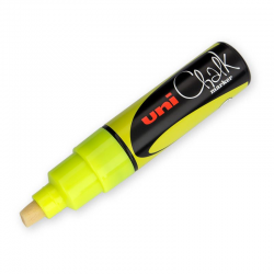 Marker kredowy Uni Chalk PWE-8K - żółty
