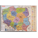 Mata na biurko Esselte 500 x 650 mm z mapą Polski