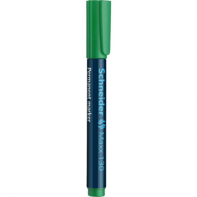 Marker permanentny Schneider MAXX 130 okrągły - zielony