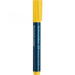 Marker permanentny Schneider MAXX 133 ścięty - żółty