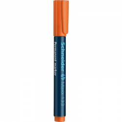 Marker permanentny Schneider MAXX 133 ścięty - pomarańczowy