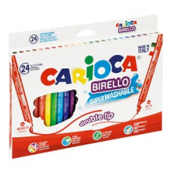 Pisaki dwustronne Carioca Birello - 24 kolory